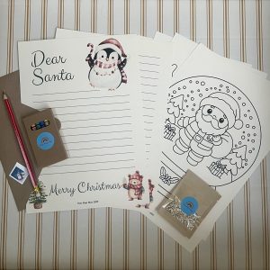 Santa Claus Writing Set